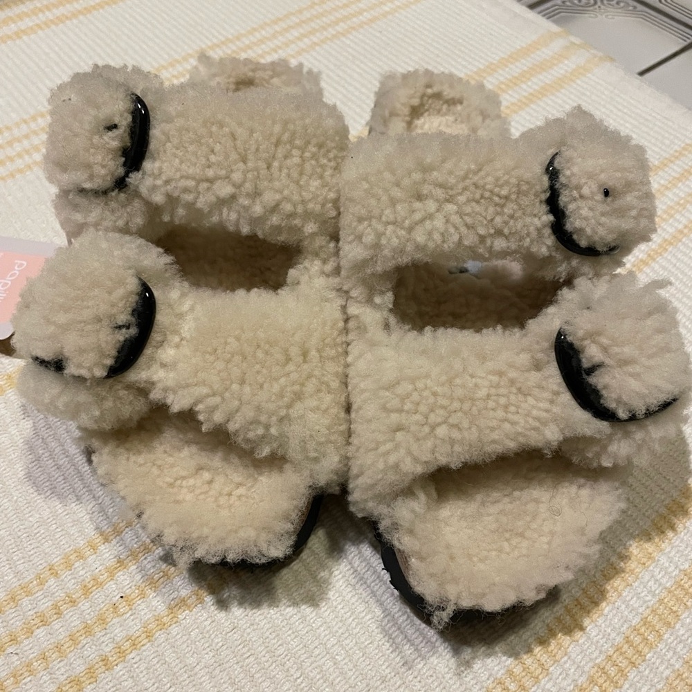 Birkenstock Arizona big buckle shearling